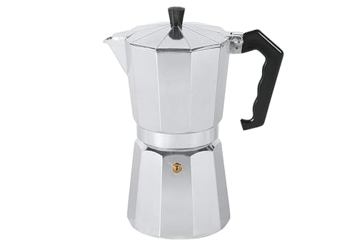 KRÜGER Nova CAFFETERIA MOKYTA Espressokocher 9 Tassen Alu, Silber von KRÜGER