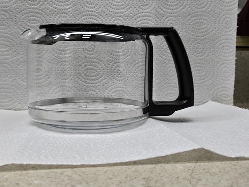 Krups Glaskanne mit Deckel, Schwarz, 1.25 Liter, kompatibel mit F309, F310, F464, F661 Duothek, Duothek Plus, Pro Aroma (Plus), Modern oder Kompakt, Tropfstopp-System, Amazon: 13909971 von KRUPS