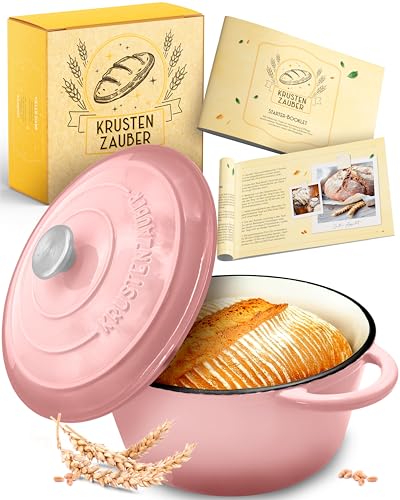 Gusseisen Topf Brot Backen - Brotbackform mit Deckel von KRUSTENZAUBER