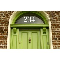 Personalisierte Hausnummer Aufkleber, Adresse Haustür Nummer Custom House Street Number Aufkleber von KRWORLDDESIGN