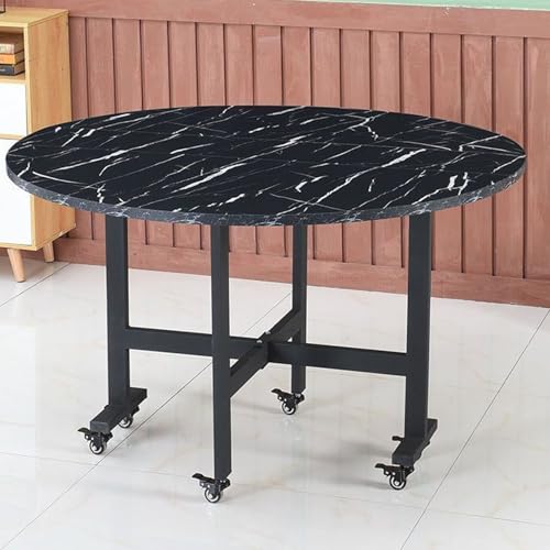 KRXSOBNV, Ausziehbarer Esstisch aus Holz mit 6 Rädern und stabilem Metallrahmen, Klapptische for kleine Räume, problemlos 400 kg belastbar ,Klappbarer Esstisch KRXSOBNV, Ausziehbarer Esstisch aus Holz mit 6 Rädern und stabilem Metallrahmen, Klapptische for kleine Räume, problemlos 400 kg belastbar ,Klappbarer Esstisch von KRXSOBNV