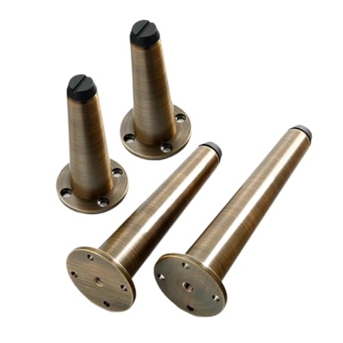 KRXSOBNV, Möbelbeine, 4 Stück Verstellbare Möbelbeine, Messing Schrankfüße, Moderne Sofa Ersatzfüße, Badezimmerschrankbeine für Schrank, Sofa, Couchtisch, Fernsehschrank, Nachttisch, Möbel KRXSOBNV, Möbelbeine, 4 Stück Verstellbare Möbelbeine, Messing Schrankfüße, Moderne Sofa Ersatzfüße, Badezimmerschrankbeine für Schrank, Sofa, Couchtisch, Fernsehschrank, Nachttisch, Möbel von KRXSOBNV