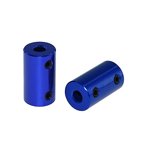 D14L25 D20L25 Kupplungsbohrung 5 mm 8 mm 3D-Drucker Teile Blau Flexible Welle Kupplung Schraube Teil für Schrittmotor Zubehör (Größe: D14L25 Blau5x5) von KRYDN