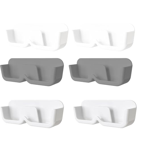 KRYMXAR Brillenablage Wand, 6 Stück Sonnenbrillen Halter Wand, Brillenhalterung Wand Für Mehrere Brillen, Sonnenbrillen Organizer, Brillenaufbewahrung, Wandmontiert Ohne Bohren KRYMXAR Brillenablage Wand, 6 Stück Sonnenbrillen Halter Wand, Brillenhalterung Wand Für Mehrere Brillen, Sonnenbrillen Organizer, Brillenaufbewahrung, Wandmontiert Ohne Bohren von KRYMXAR