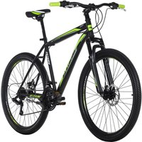 KS Cycling Mountainbike Hardtail 26" Catappa schwarz-grün RH 46 cm von KS Cycling