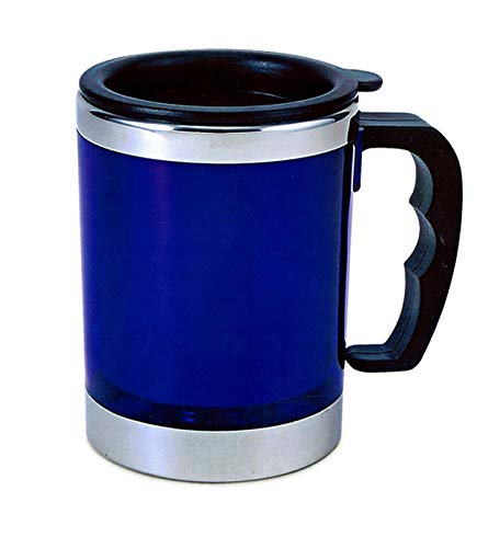 KS-Direkt Edelstahl Iso-Becher 300ml Tasse Thermobecher Kaffeetasse Kaffeebecher (1xBlau) von KS-Direkt