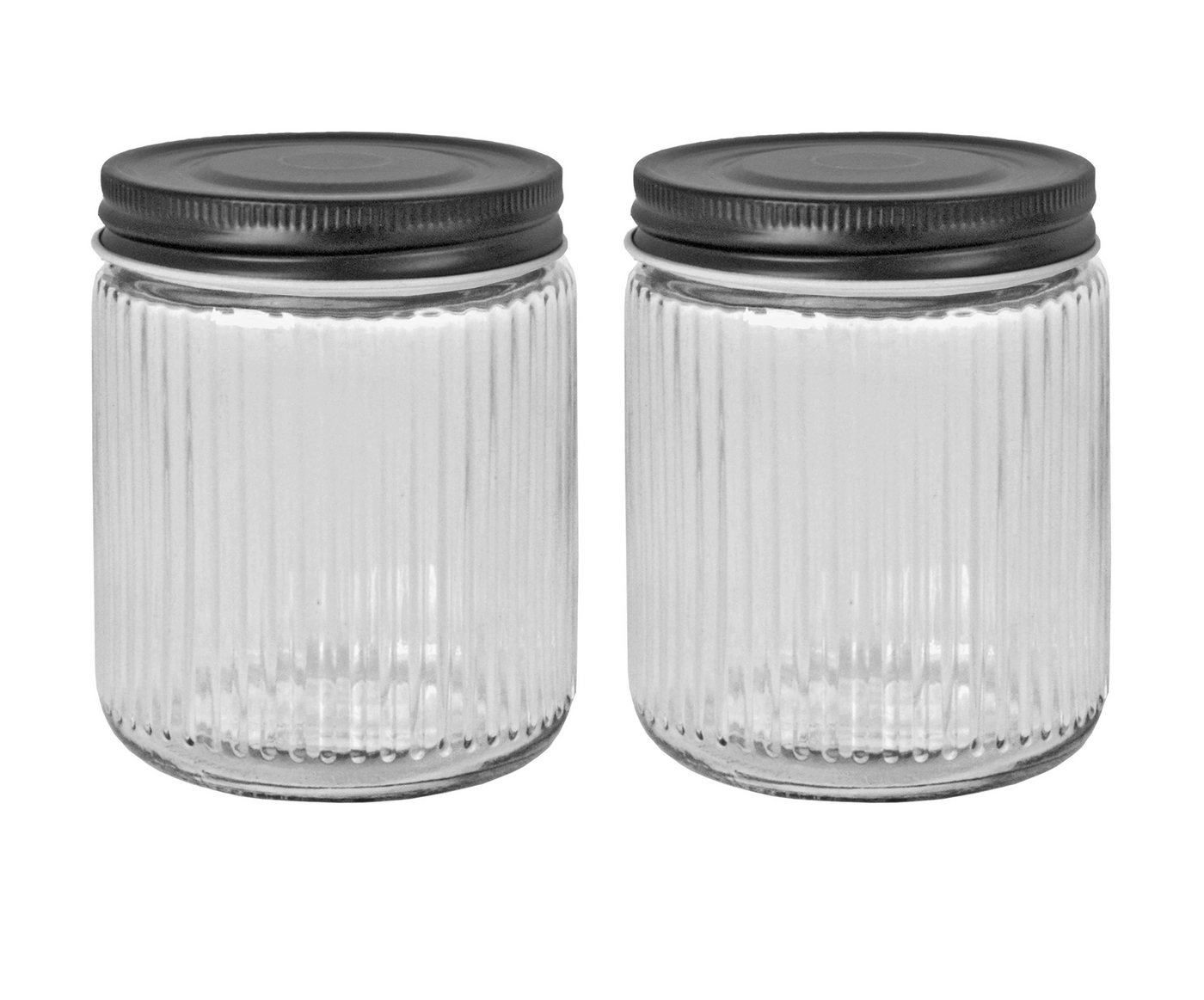 KS-Direkt Einmachglas Einmachglas 0,3L Schraubdeckel Sturzglas Einkochglas Marmeladenglas, (2-tlg) von KS-Direkt
