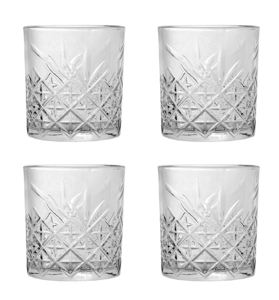 KS-Direkt Whiskyglas Whiskyglas Gläser Set Kristallglas 340 ml Whisky-Glas, Spühlmaschinenfest von KS-Direkt