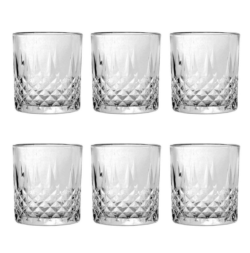 KS-Direkt Whiskyglas Whiskyglas Gläser Set Kristallglas 340 ml Whisky-Glas, Spühlmaschinenfest von KS-Direkt