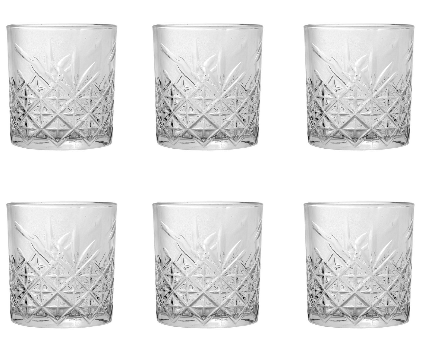 KS-Direkt Whiskyglas Whiskyglas Gläser Set Kristallglas 340 ml Whisky-Glas, Spühlmaschinenfest von KS-Direkt