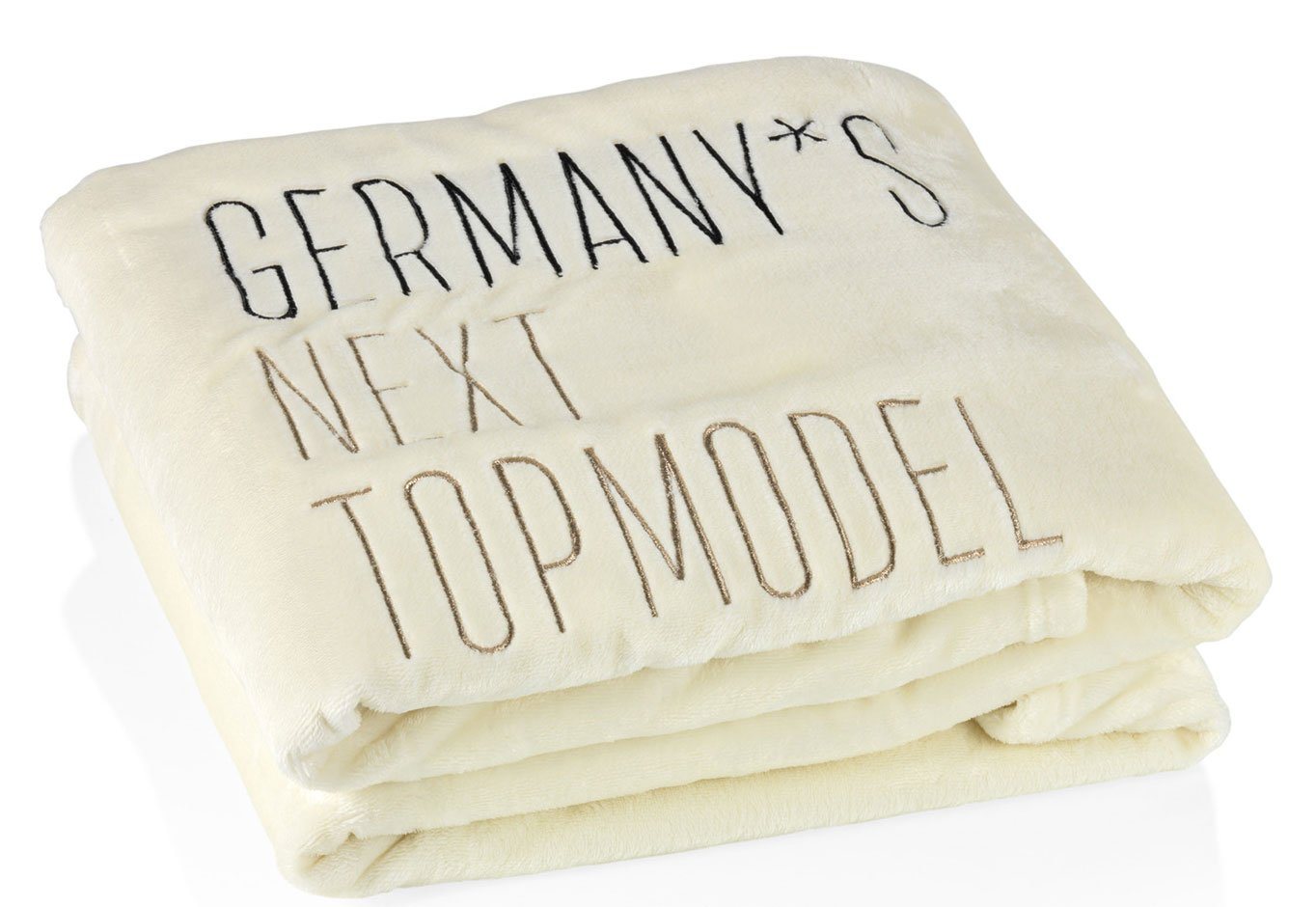 Wohndecke Kuscheldecke GNTM Germanys next Topmodel Wohndecke 150x200 Tagesdecke, KS-Direkt von KS-Direkt