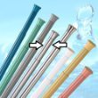 ALU TELESKOPSTANGE MINI 45-65 cm SILBER MATT DUSCHVORHANGTANGE KLEMMSTANGE ** EXTRA KURZ ** JETZT GANZ NEU ** 45-65 cm SPRING SHOWER ROD! von KS Handel 24
