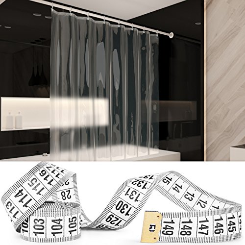KS Handel 24 DUSCHVORHANG PEVA TRANSPARENT LÄNGENAUSWAHL BIS 180 cm BREITE UND 300 cm LÄNGE MASSANFERTIGUNG KS Handel 24 DUSCHVORHANG PEVA TRANSPARENT LÄNGENAUSWAHL BIS 180 cm BREITE UND 300 cm LÄNGE MASSANFERTIGUNG von KS Handel 24
