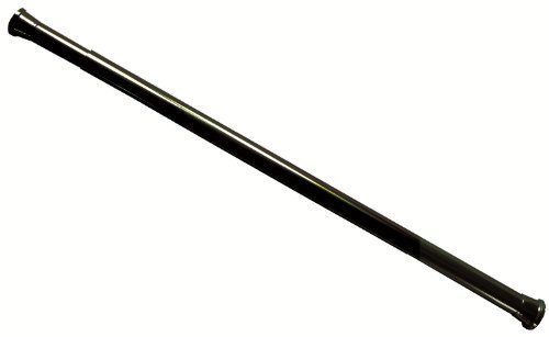 KS Handel 24 DUSCHVORHANGSTANGE SCHWARZ 70-110 cm DUSCHSTANGE KLEMMSTAMGE ALU = TOP QUALITÄT = Spring Shower Rod Black! von KS Handel 24