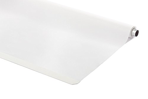 ERSATZROLLE HALB-KASSETTEN DUSCHROLLO UNI WEISS DESIGN 120x240 cm EINFACHER WECHSEL von KS Handel 24
