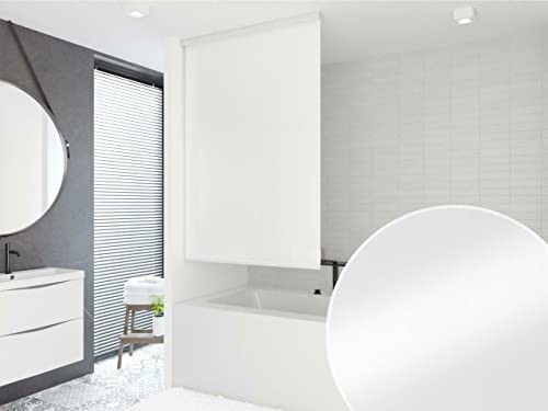HALB-KASSETTEN DUSCHROLLO 80 cm BREIT UNI WEISS DUSCHVORHANG 80x240 cm! SHOWER ROLLO CURTAIN HALB-KASSETTEN DUSCHROLLO 80 cm BREIT UNI WEISS DUSCHVORHANG 80x240 cm! SHOWER ROLLO CURTAIN von KS Handel 24