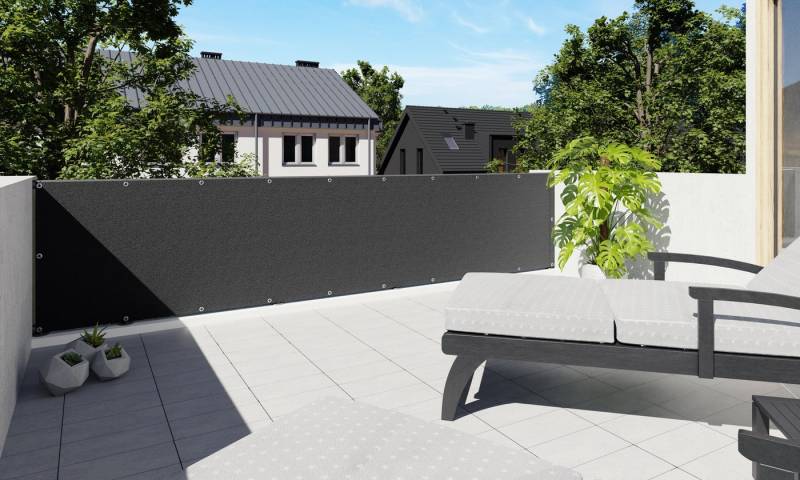 KS Handel 24 Balkonsichtschutz PREMIUM BALKONVERKLEIDUNG 4 FARBEN 78 Maße ÜBERLÄNGE SONNENSCHUTZ KS Handel 24 Balkonsichtschutz PREMIUM BALKONVERKLEIDUNG 4 FARBEN 78 Maße ÜBERLÄNGE SONNENSCHUTZ von KS Handel 24