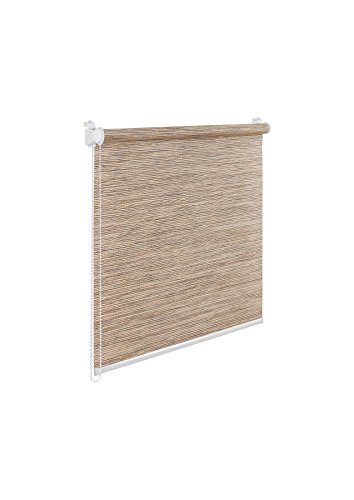 KS Handel 24 FENSTERROLLO Bambus Optik MIX1 120x150 cm SICHTSCHUTZROLLO KLEMMROLLO OHNE Bohren! ALLE MAßE IM Shop! von KS Handel 24