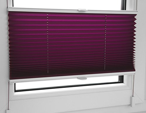 KS Handel 24 PLISSEE FALTROLLO 60x120 cm Beere INKL. KLEMMTRÄGER Jalousie - MEGA Auswahl IM Shop - 80 Breiten - 12 Farben KS Handel 24 PLISSEE FALTROLLO 60x120 cm Beere INKL. KLEMMTRÄGER Jalousie - MEGA Auswahl IM Shop - 80 Breiten - 12 Farben von KS Handel 24