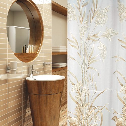 KS Handel 24 Textil DUSCHVORHANG Hellbraun Weiss 120x200 INKL. QUALITÄTSRINGE! Shower Curtain White, Light Brown! KS Handel 24 Textil DUSCHVORHANG Hellbraun Weiss 120x200 INKL. QUALITÄTSRINGE! Shower Curtain White, Light Brown! von KS Handel 24