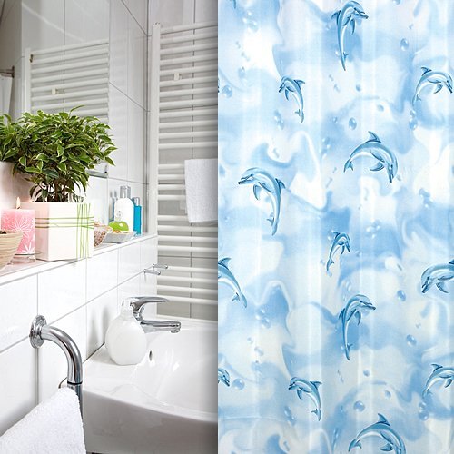 TEXTIL DUSCHVORHANG GOLD HELLBRAUN WEISS 240x200 INKL. QUALITÄTSRINGE! SHOWER CURTAIN WHITE, LIGHT BROWN! von Duschvorhang