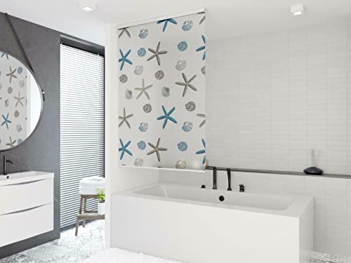 KS Handel 24 ÜBERBREITE HALB-Kassetten DUSCHROLLO DUSCHVORHANG 160 Breite x 240 cm Höhe Modell Oceanic! ** Weiss BRAUN BLAU ** Shower Rollo Curtain! KS Handel 24 ÜBERBREITE HALB-Kassetten DUSCHROLLO DUSCHVORHANG 160 Breite x 240 cm Höhe Modell Oceanic! ** Weiss BRAUN BLAU ** Shower Rollo Curtain! von KS Handel 24