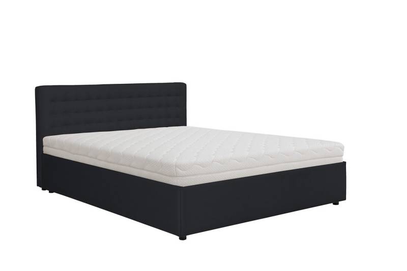 KS Home Concept Polsterbett mit Bettkasten 160x200 cm FORTE mit Bonell Matratze H3 - (Bett + Matraze), Polsterbett min Matraze Härtegrad H3/H4 von KS Home Concept