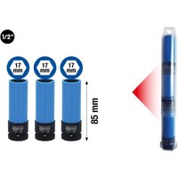 1/2" Alu-Felgen Kraft-Stecknuss,lang,17mm 3x 515.1073 in Kunststoffrohr 1/2" Alu-Felgen Kraft-Stecknuss,lang,17mm 3x 515.1073 in Kunststoffrohr von KS TOOLS