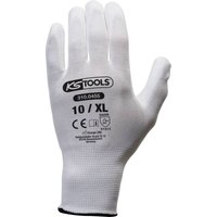 KS Tools 310.0455 Mikro-Feinstrickhandschuhe-weiß, 10, 12 Paar von KSTOOLS
