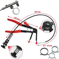 Ks Tools - Universal-Schlauchschellenzange mit Bowdenzug, 630 mm von KS TOOLS