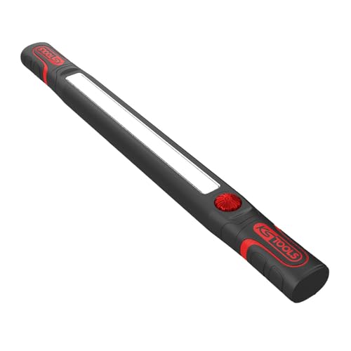 KS TOOLS - 150.4327F – Lange schwenkbare Handlampe – Magnetlampe 600 Lumen – Arbeitsleuchte mit hoher Leistung – LED-Stirnband – wiederaufladbare LED-Handlampe von KS Tools
