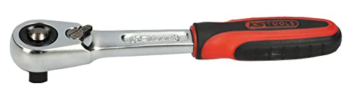 KS Tools 920.1416 Ultimate-Mini-Ratsche, umschaltbar, 1/4 Zoll, Länge 115 mm, Weiß von KS Tools