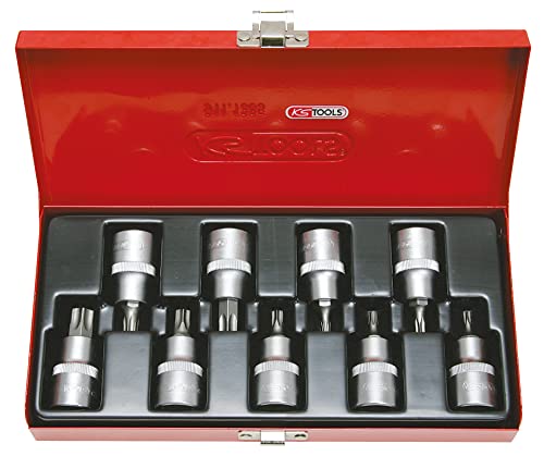 KS Tools 1/2 922.1890 9 tlg. Steckschlüssel Set Torx-Schraubendreher T20 – T60 von KS Tools