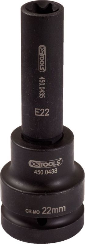 KS Tools 1" Kraft-Stecknuss E-Torx, lang, E20 - 450.0482 von KS-Tools