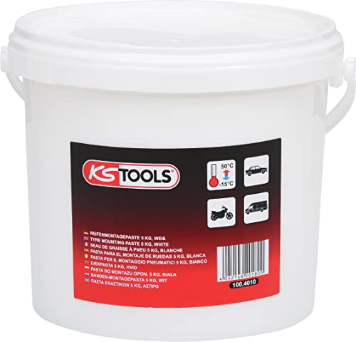 KS Tools 100.4010 Reifenmontagepaste 5 kg, weiß von KS Tools