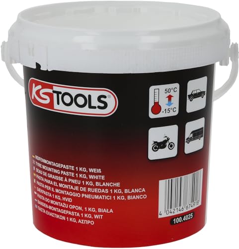 KS Tools 100.4025 Reifenmontagepaste, 1 kg, Weiß von KS Tools