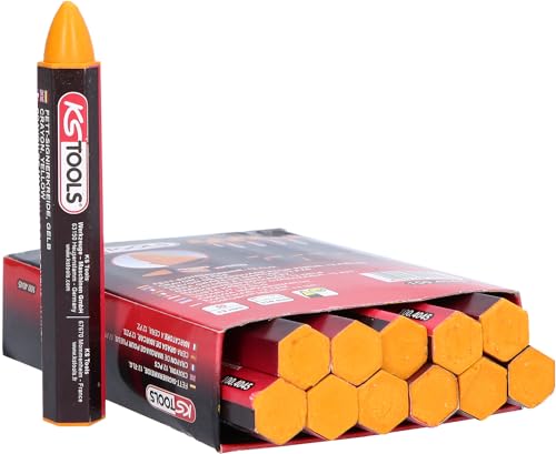 KS Tools 100.4045 Signierkreide, gelb,12er Pack von KS Tools