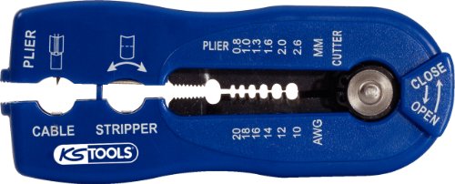 KS Tools 115.1252 Multifunktions-Abisolierwerkzeug, 0,8-2,6mm von KS Tools