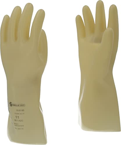KS Tools 117.0049 Elektriker-Schutzhandschuh mit Schutzisolierung | Größe 11 | Klasse 00 [500 V] | weiß von KS Tools