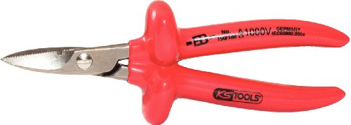 KS Tools 117.1206 CLASSIC 1000V Elektrikerschere, 180mm von KS Tools