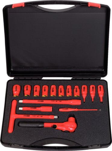KS Tools 117.1860 1/2" Isolierter Steckschlüssel-Satz, 16-tlg. KS Tools 117.1860 1/2" Isolierter Steckschlüssel-Satz, 16-tlg. von KS Tools