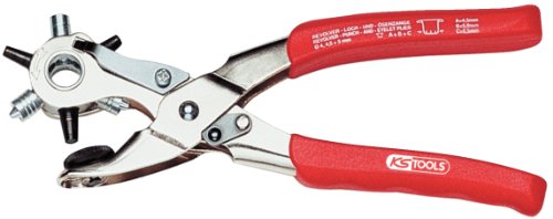 KS Tools 118.0042 Revolverloch- und Ösenzange, 220mm von KS Tools