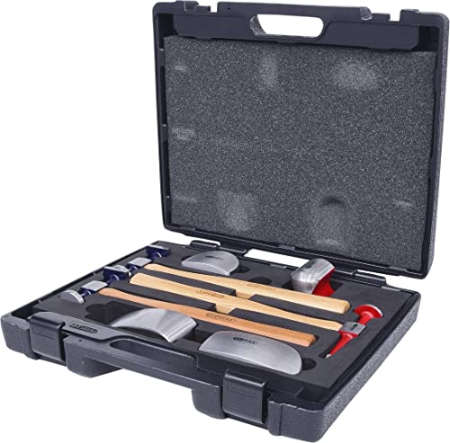 KS Tools 140.2100 Karosserie-Ausbeul-Satz, 7-tlg., Farbe von KS Tools