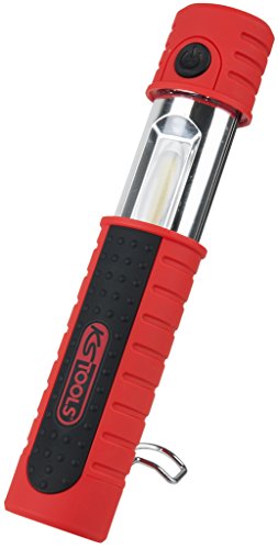 KS Tools 150.4312 STRIPE LED-Akku-Arbeitslampe, 2 Watt Stripe LED + 6 LED Kopflicht von KS Tools