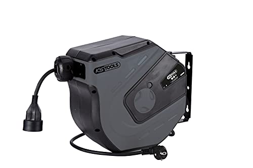 KS Tools 150.4318 – Elektrische Kabeltrommel zur Wandmontage – 3 x 2,5 mm² – 15 m – Grau KS Tools 150.4318 – Elektrische Kabeltrommel zur Wandmontage – 3 x 2,5 mm² – 15 m – Grau von KS Tools