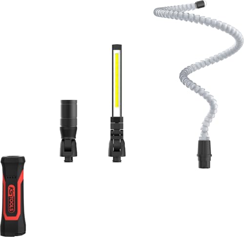 KS Tools 150.4600 eQi UltimateBEAM 3in1 Quick-Lock Arbeitsleuchten-Set, 4-tlg von KS Tools
