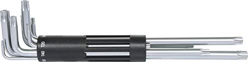 KS Tools 151.2280 3 in 1 TX-Winkelschlüssel-Satz mit Bohrung,8-tlg. XL von KS Tools