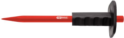 KS Tools 156.0515 Spitzmeißel mit Handschutzgriff, 8-kant, 250mm von KS Tools