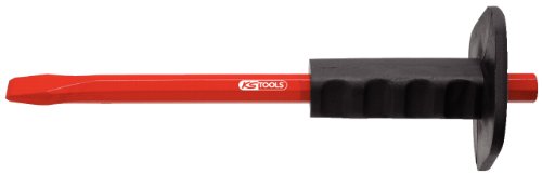 KS Tools 156.0536 Flachmeißel mit Handschutzgriff, 8-kant, 300mm von KS Tools