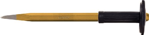 KS Tools 162.0246 Spitzmeißel mit Handschutzgriff, 8-kant, 20x500mm von KS Tools